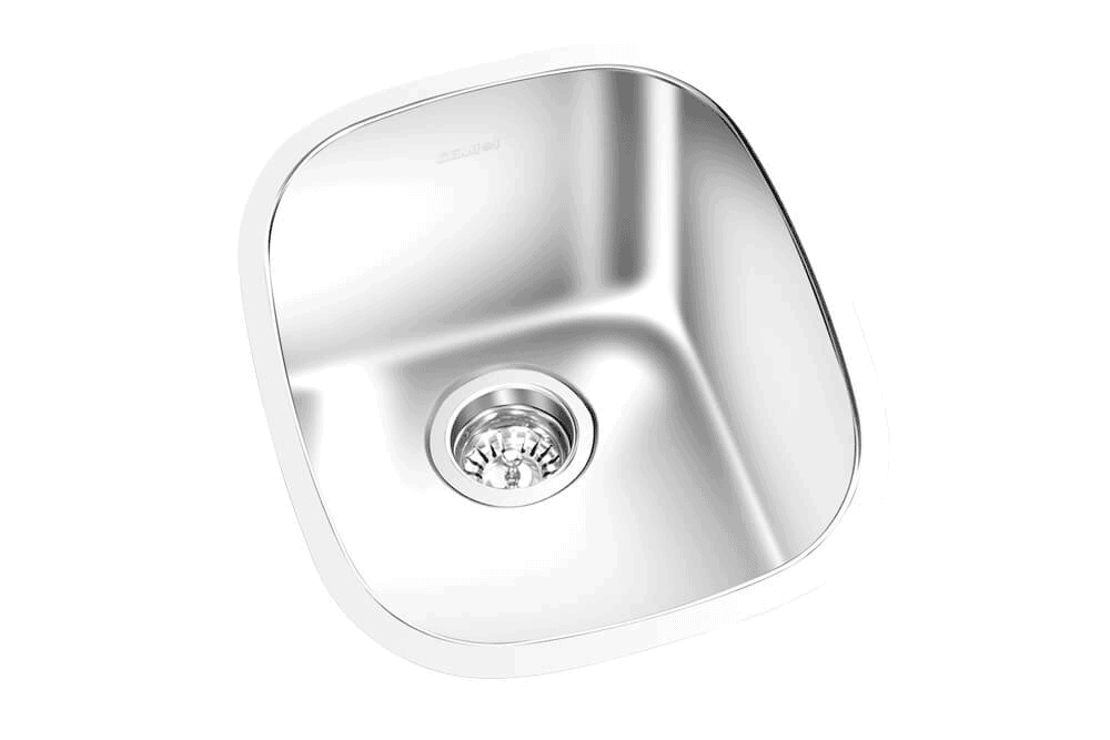 GEM single bowl under mount satin GE Series sink 13”x14”x 7″