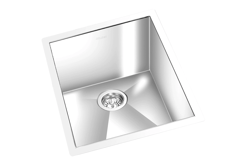 GEM under mount square satin sink 13”x15”x7”