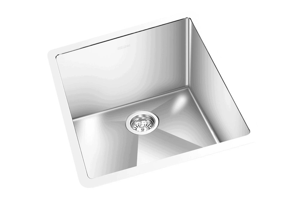 GEM square under mount satin sink 13”X15”X6”
