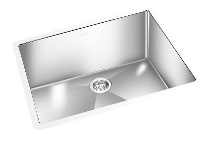 GEM single bowl under mount satin square sink 23”x 19″x 10″