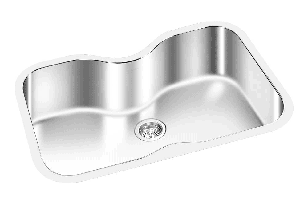 GEM single bowl under mount satin GE Series sink 30”x19”x 9″