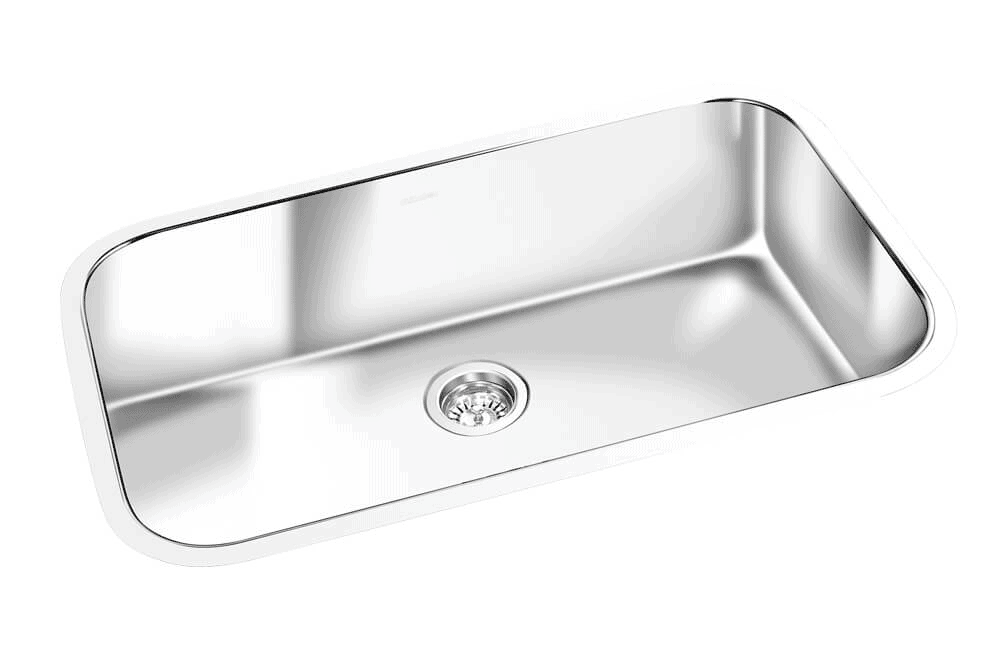GEM single bowl under mount satin GE Series sink 30”x18”x 9″
