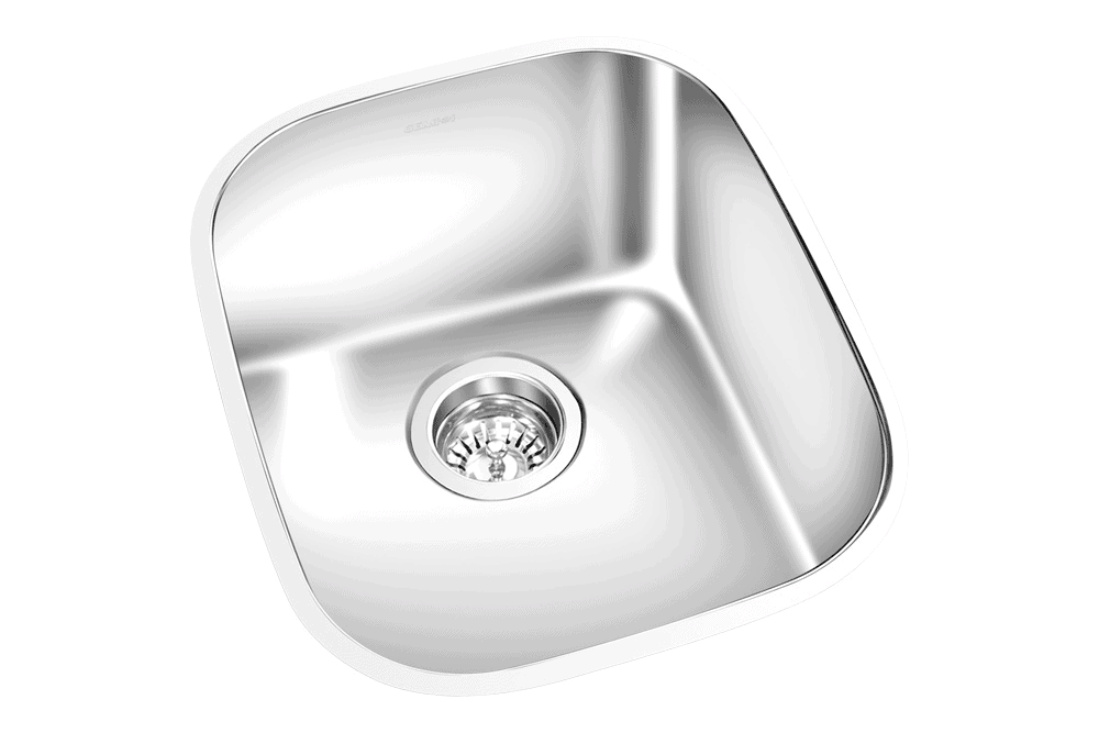 GEM single bowl under mount satin GE Series sink 17”x20”x 9″