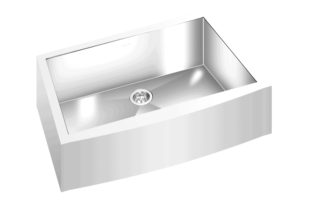 GEM double bowl under mount satin square Apron sink 32”x20”x 10″